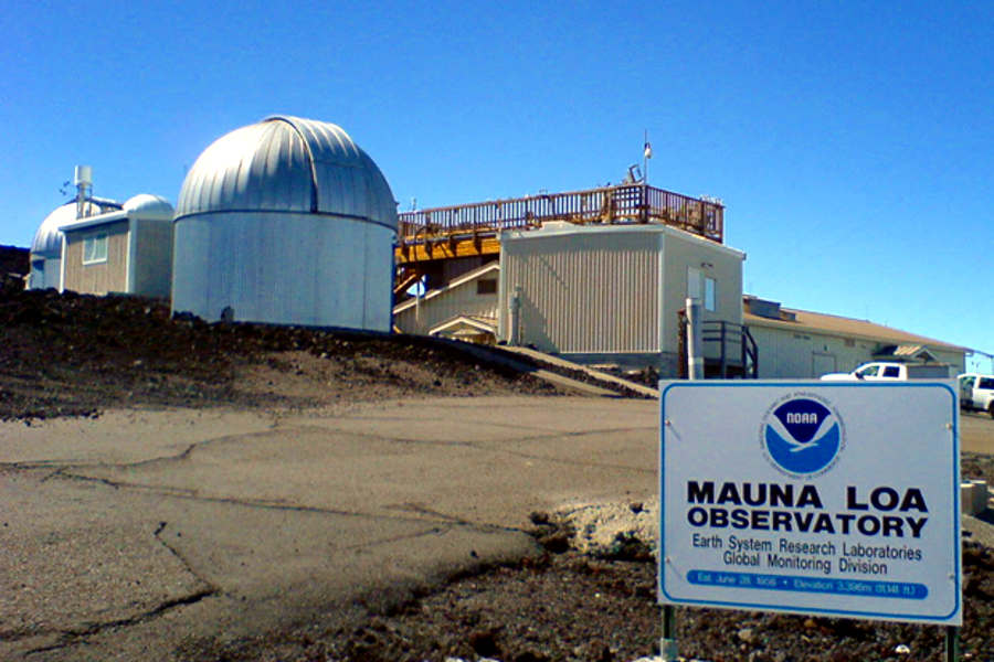 L'osservatorio di Manua Loa, nelle Hawaii
